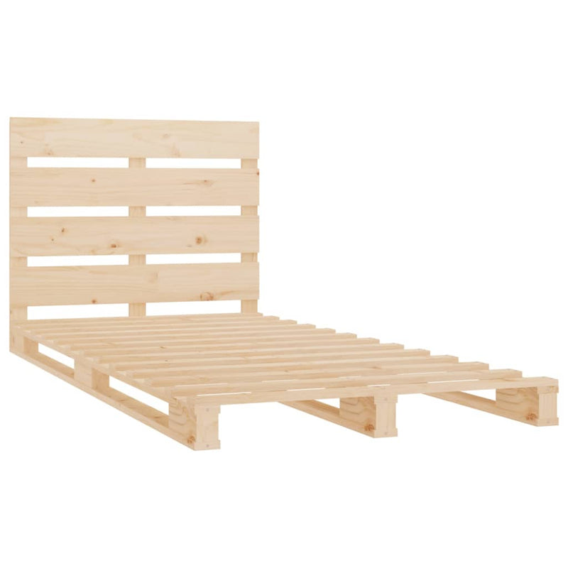 Cadru de pat Single, 90x190 cm, lemn masiv de pin