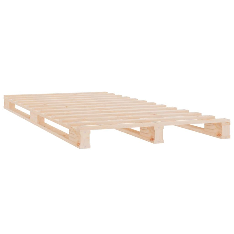 Cadru de pat Single, 90x190 cm, lemn masiv de pin