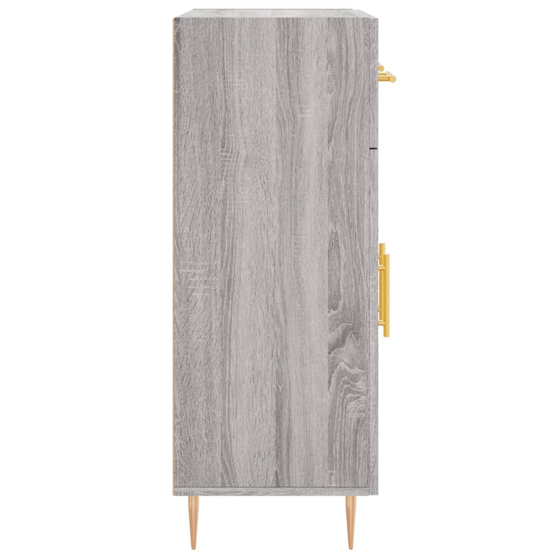 Dulap, gri sonoma, 69,5x34x90 cm, lemn compozit