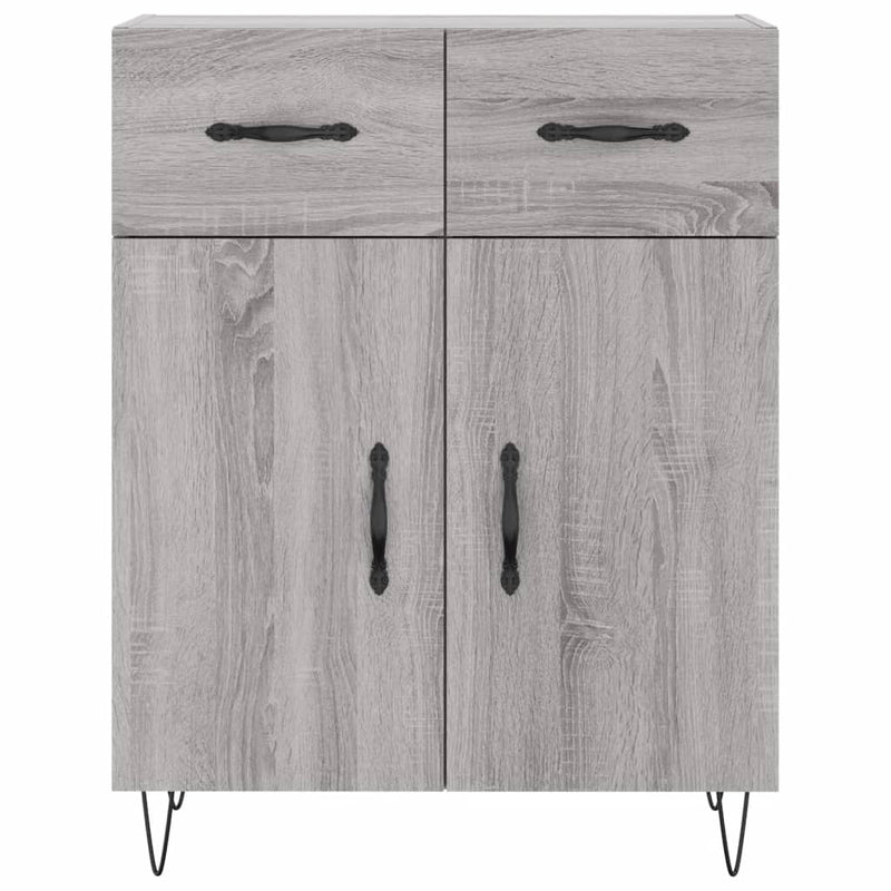 Dulap, gri sonoma, 69,5x34x90 cm, lemn compozit