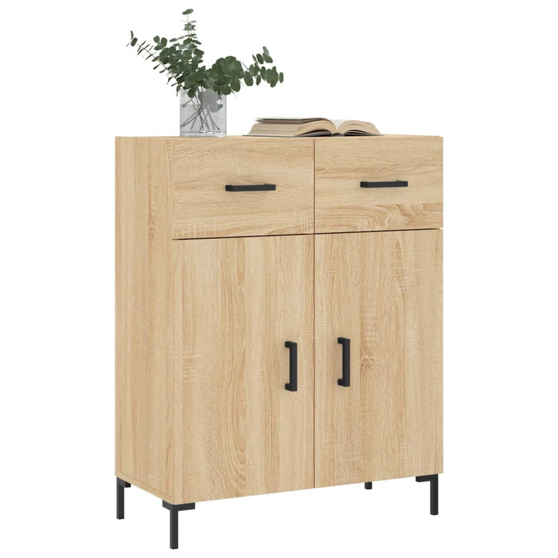 Dulap, stejar sonoma, 69,5x34x90 cm, lemn compozit
