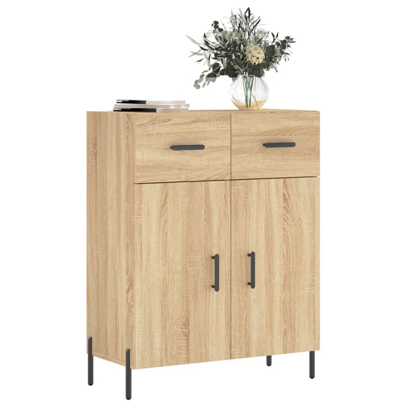 Dulap, stejar sonoma, 69,5x34x90 cm, lemn compozit