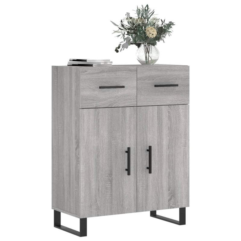 Dulap, gri sonoma, 69,5x34x90 cm, lemn compozit