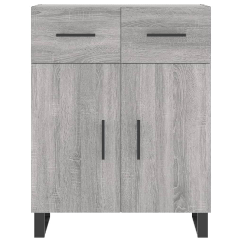 Dulap, gri sonoma, 69,5x34x90 cm, lemn compozit