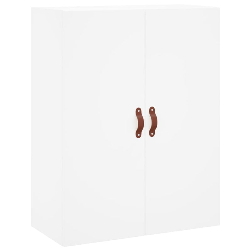 Dulap cu montaj pe perete, alb, 69,5x34x90 cm