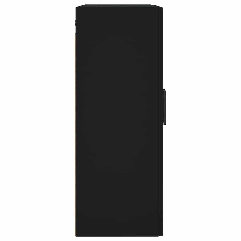 Dulap cu montaj pe perete, negru, 69,5x34x90 cm