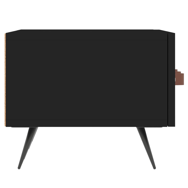 Dulap TV, negru, 150x36x30 cm, lemn prelucrat