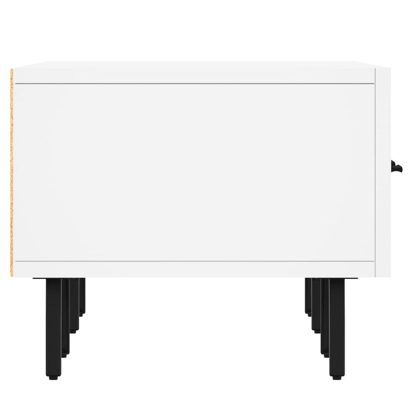 Comodă TV, alb, 150x36x30 cm, lemn prelucrat