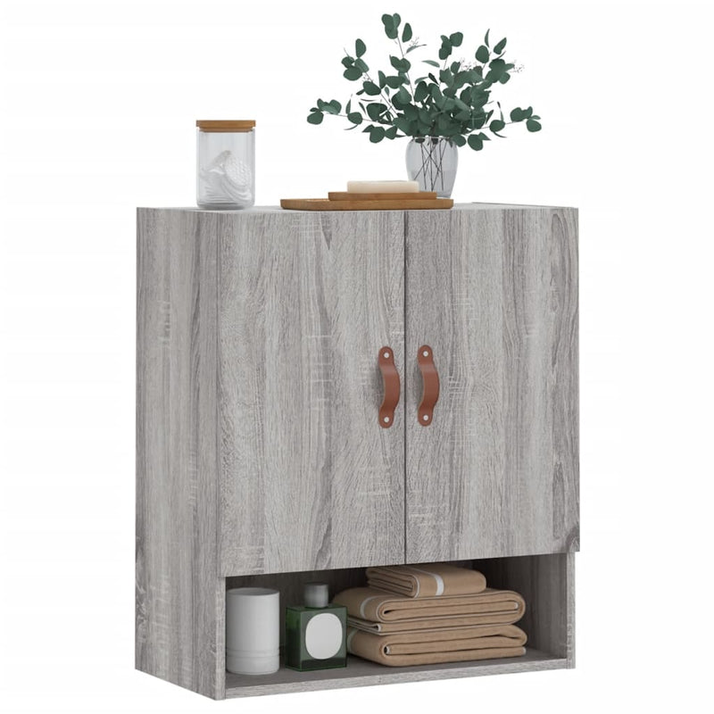 Dulap de perete, gri sonoma, 60x31x70 cm, lemn compozit