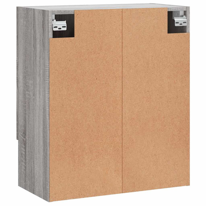 Dulap de perete, gri sonoma, 60x31x70 cm, lemn compozit