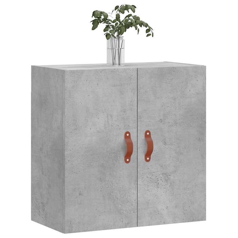 Dulap de perete, gri beton, 60x31x60 cm, lemn compozit