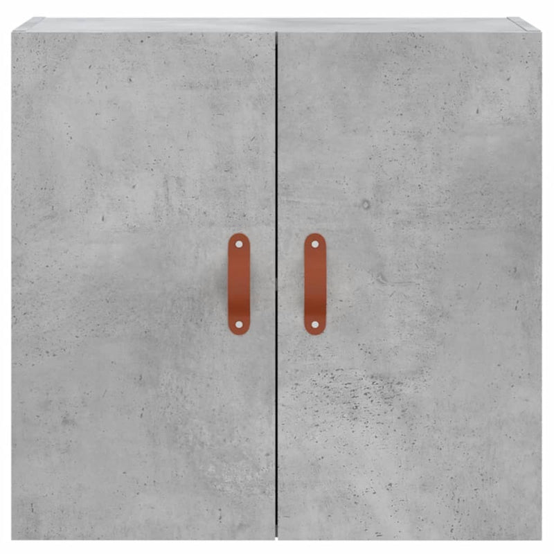 Dulap de perete, gri beton, 60x31x60 cm, lemn compozit