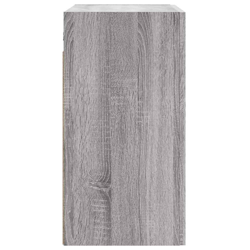 Dulap de perete, gri sonoma, 60x31x60 cm, lemn compozit