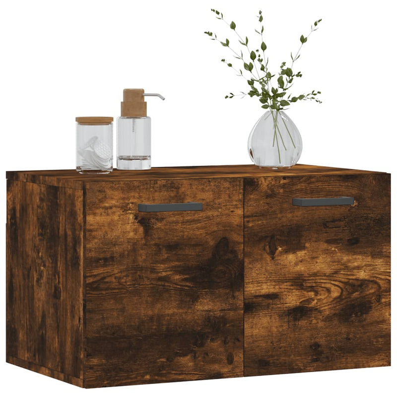 Dulap de perete, stejar fumuriu, 60x36,5x35 cm, lemn prelucrat