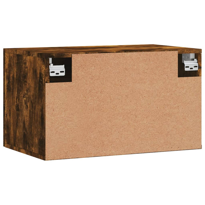 Dulap de perete, stejar fumuriu, 60x36,5x35 cm, lemn prelucrat