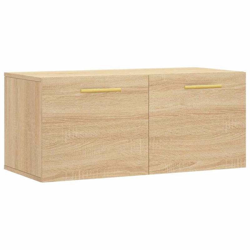 Dulap de perete, stejar sonoma, 80x36,5x35 cm, lemn compozit