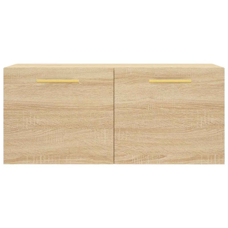 Dulap de perete, stejar sonoma, 80x36,5x35 cm, lemn compozit