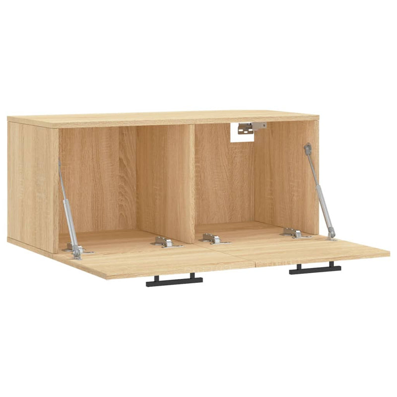 Dulap de perete, stejar sonoma, 80x36,5x35 cm, lemn compozit