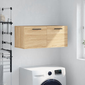 Dulap de perete, stejar sonoma, 80x36,5x35 cm, lemn compozit