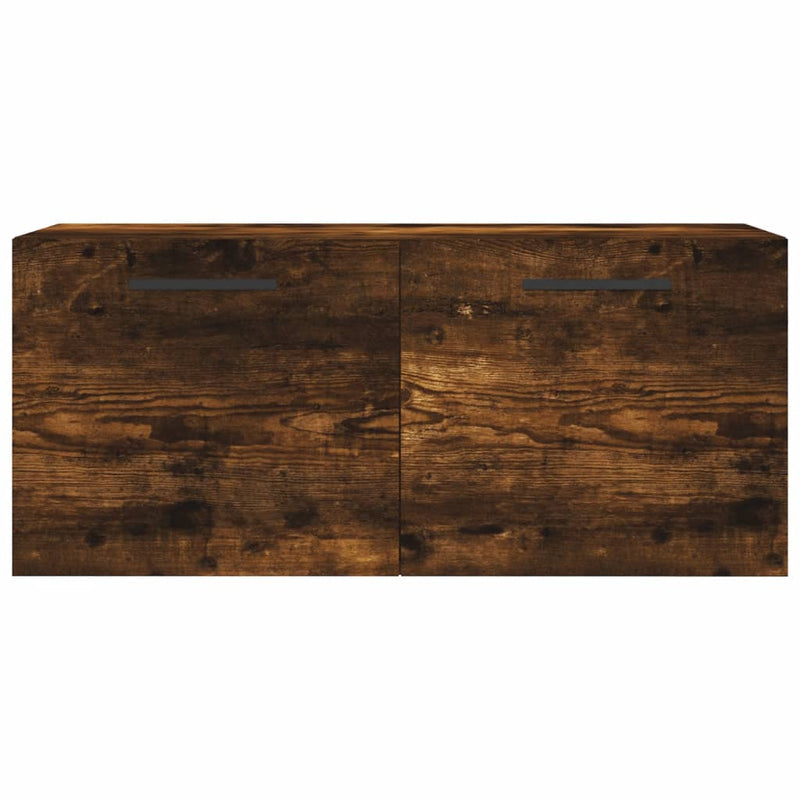 Dulap de perete, stejar fumuriu, 80x36,5x35 cm, lemn compozit