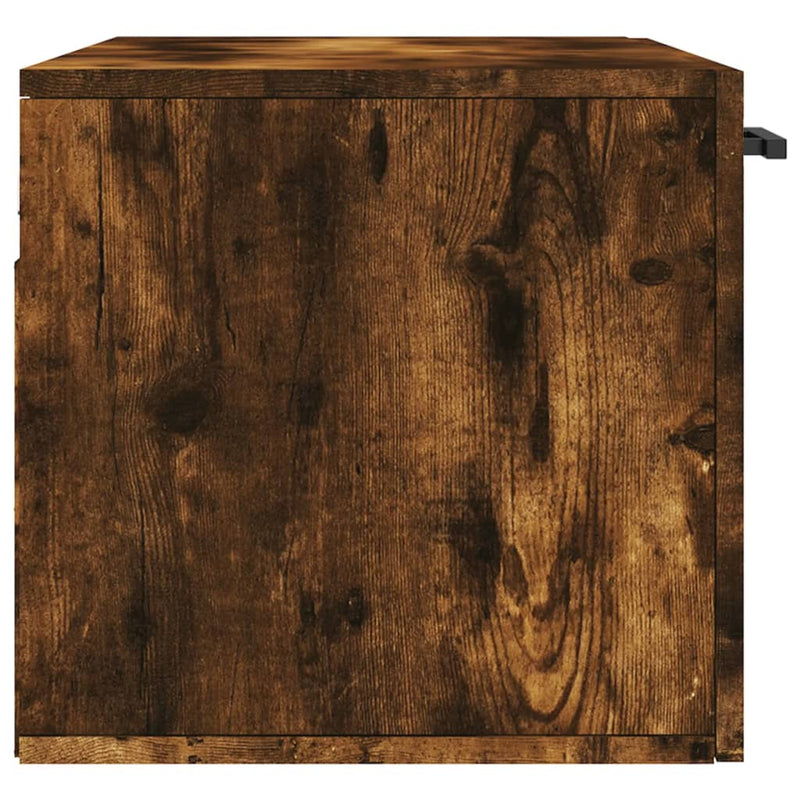 Dulap de perete, stejar fumuriu, 80x36,5x35 cm, lemn compozit