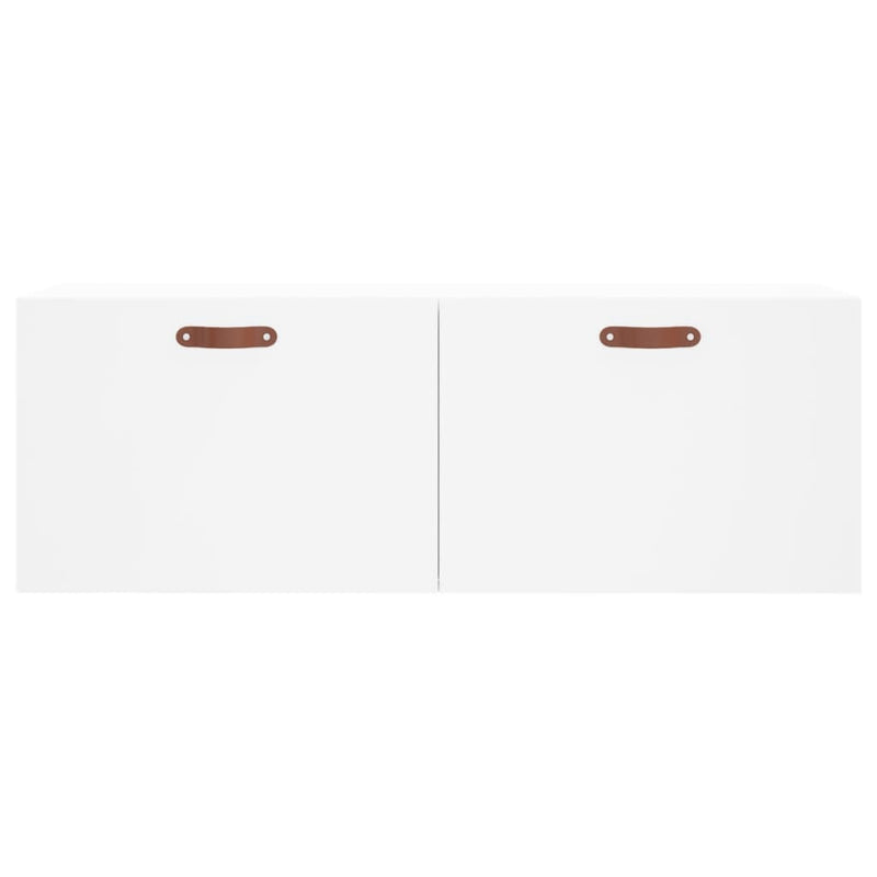 Dulap de perete, alb, 100x36,5x35 cm, lemn compozit