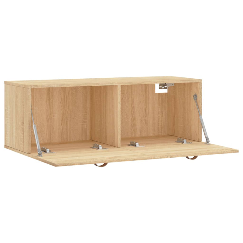 Dulap de perete, stejar sonoma, 100x36,5x35 cm, lemn prelucrat