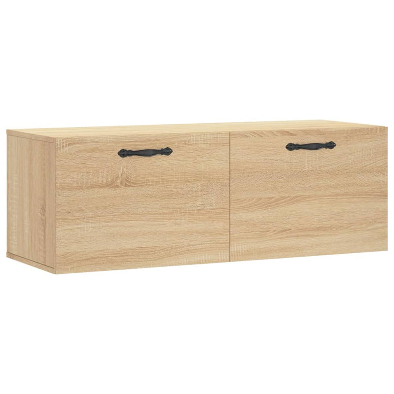 Dulap de perete, stejar sonoma, 100x36,5x35 cm, lemn prelucrat