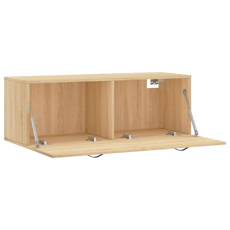 Dulap de perete, stejar sonoma, 100x36,5x35 cm, lemn prelucrat