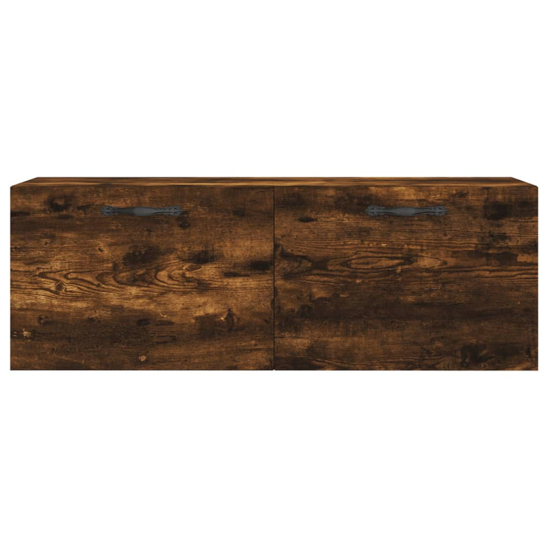 Dulap de perete, stejar fumuriu, 100x36,5x35 cm, lemn prelucrat