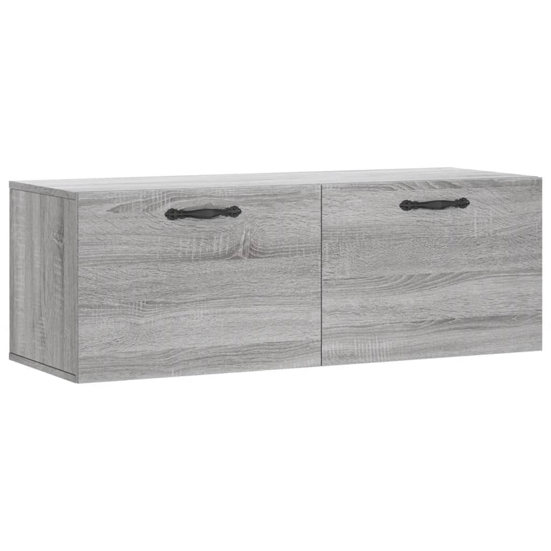 Dulap de perete, gri sonoma, 100x36,5x35 cm, lemn prelucrat