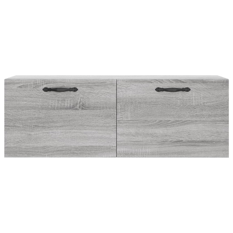Dulap de perete, gri sonoma, 100x36,5x35 cm, lemn prelucrat