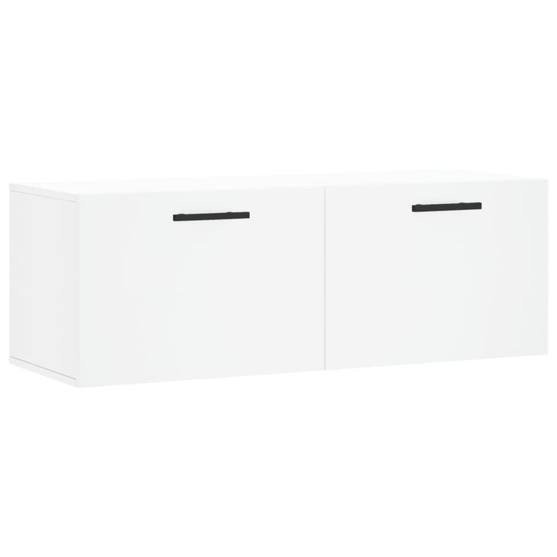 Dulap de perete, alb, 100x36,5x35 cm, lemn compozit