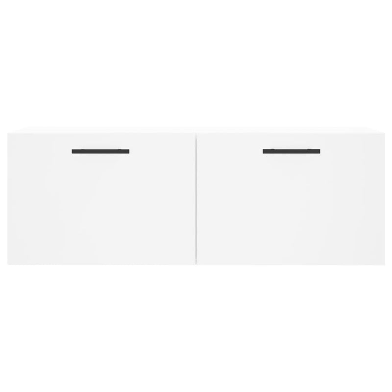 Dulap de perete, alb, 100x36,5x35 cm, lemn compozit