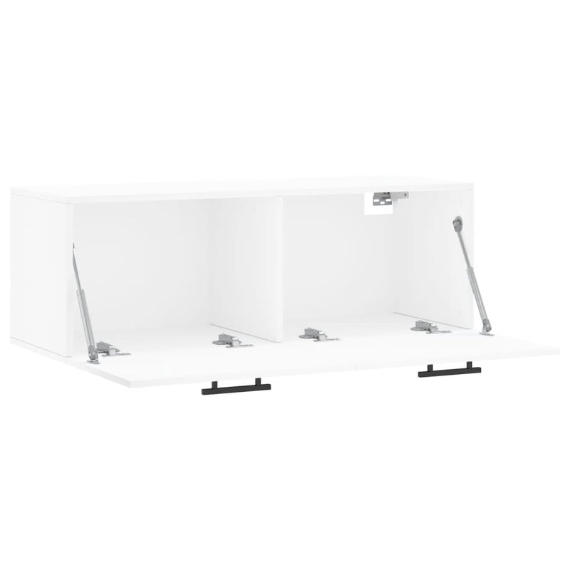 Dulap de perete, alb, 100x36,5x35 cm, lemn compozit