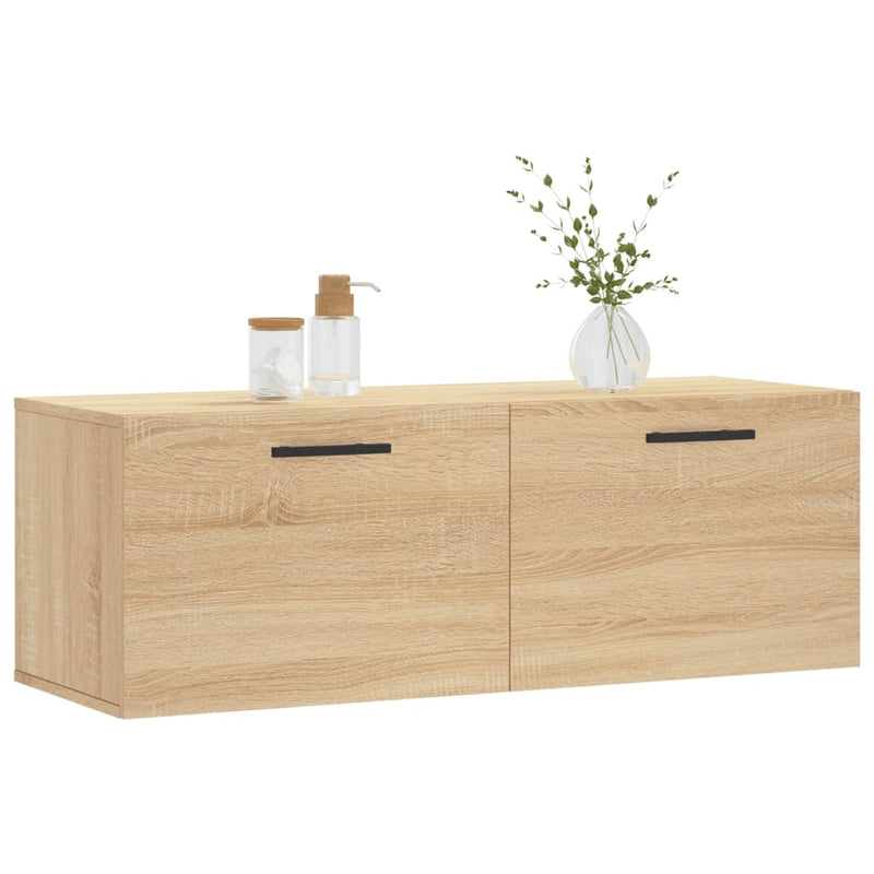 Dulap de perete, stejar sonoma, 100x36,5x35 cm, lemn prelucrat