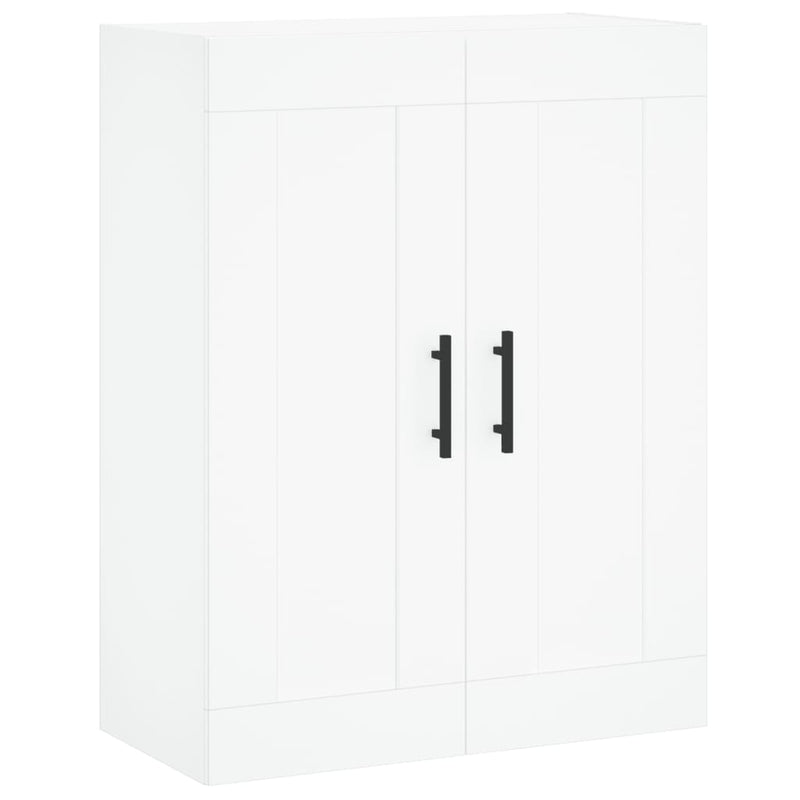 Dulap montat pe perete, alb, 69,5x34x90 cm, lemn prelucrat