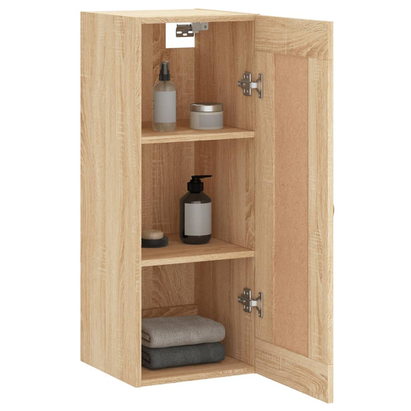 Dulap de perete, stejar sonoma, 34,5x34x90 cm, lemn prelucrat