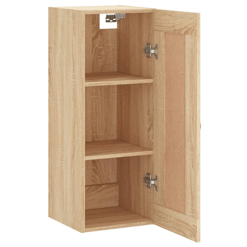Dulap de perete, stejar sonoma, 34,5x34x90 cm, lemn prelucrat