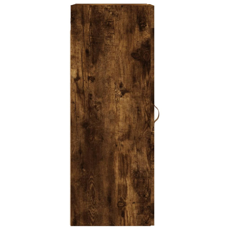 Dulap de perete, stejar fumuriu, 34,5x34x90 cm, lemn prelucrat