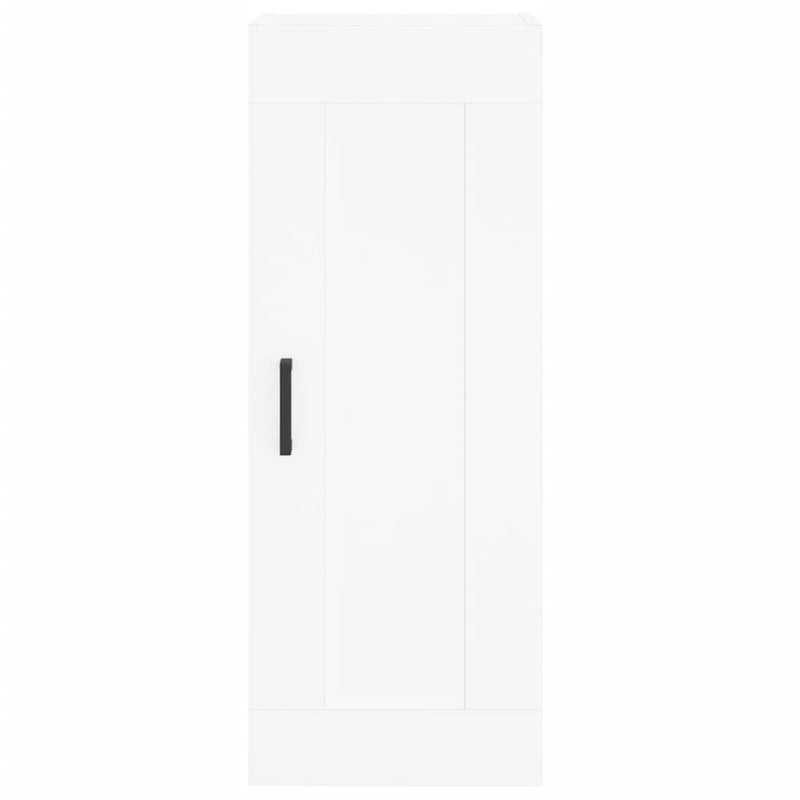 Dulap de perete, alb, 34,5x34x90 cm, lemn prelucrat