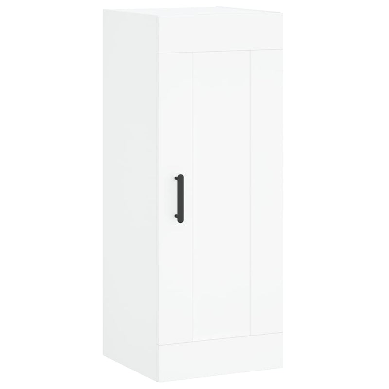 Dulap de perete, alb, 34,5x34x90 cm, lemn prelucrat