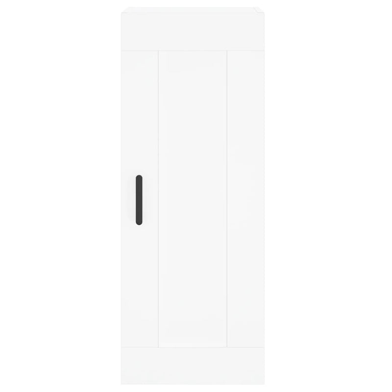 Dulap de perete, alb, 34,5x34x90 cm, lemn prelucrat
