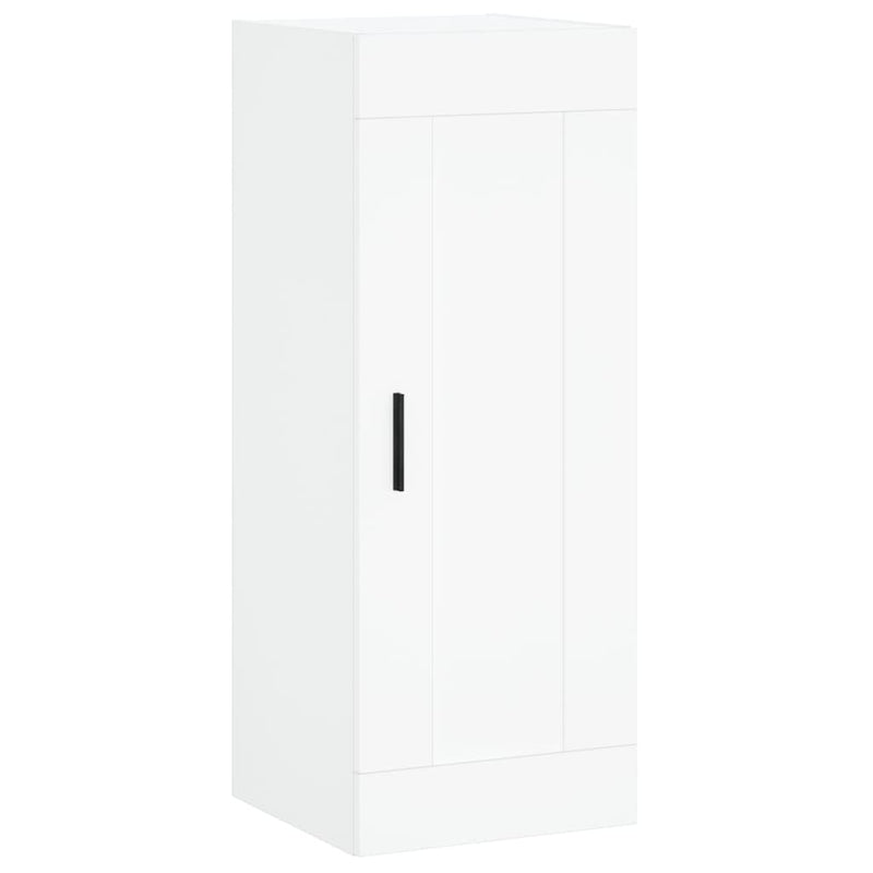 Dulap de perete, alb, 34,5x34x90 cm, lemn prelucrat