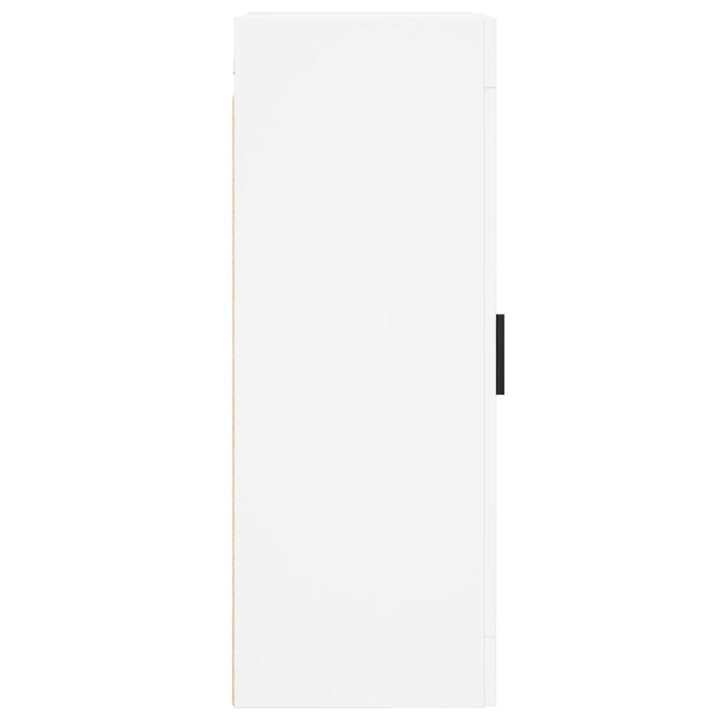 Dulap de perete, alb, 34,5x34x90 cm, lemn prelucrat