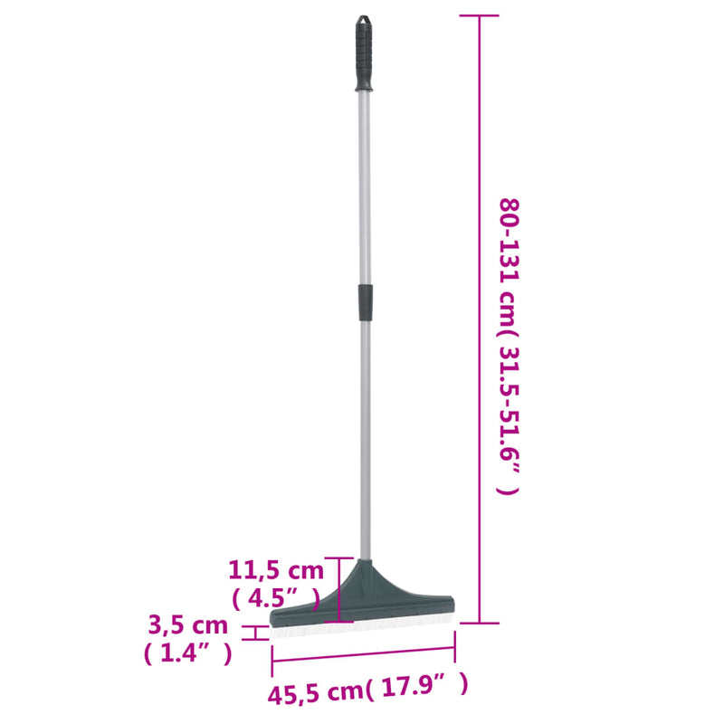 Greblă pentru iarbă artificială, verde închis, 131 cm, PP