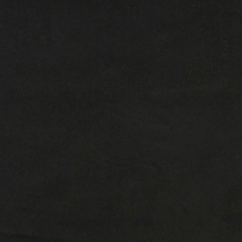 Pat de zi, negru, 80x200 cm, catifea