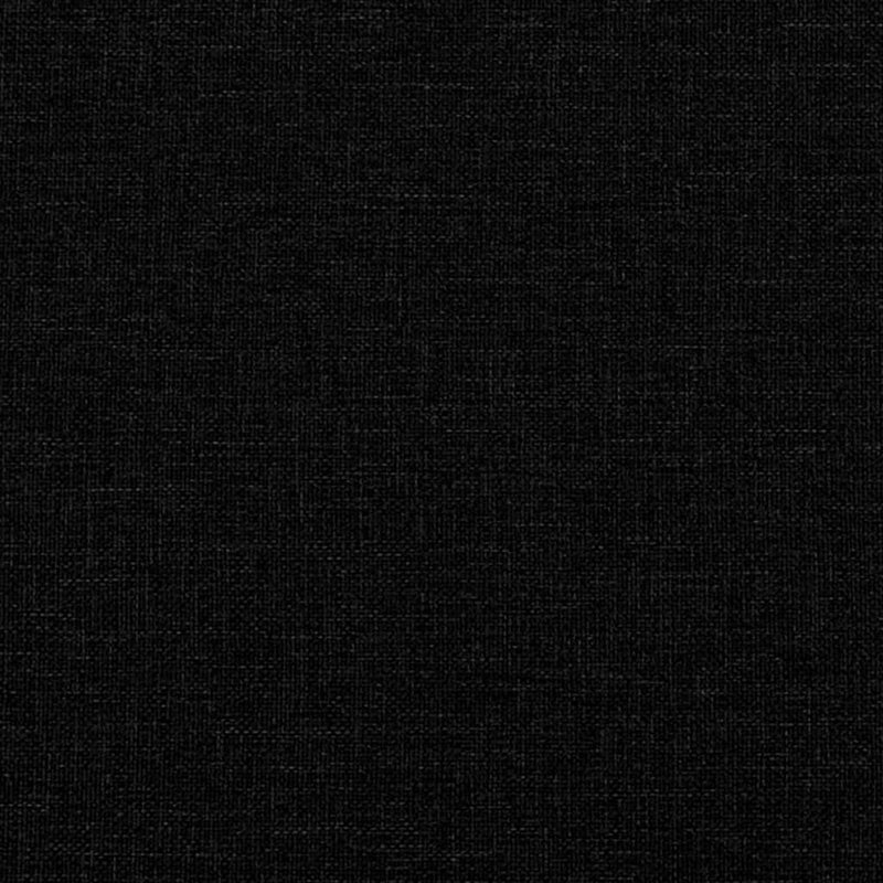 Pat de zi, negru, 90x200 cm, material textil