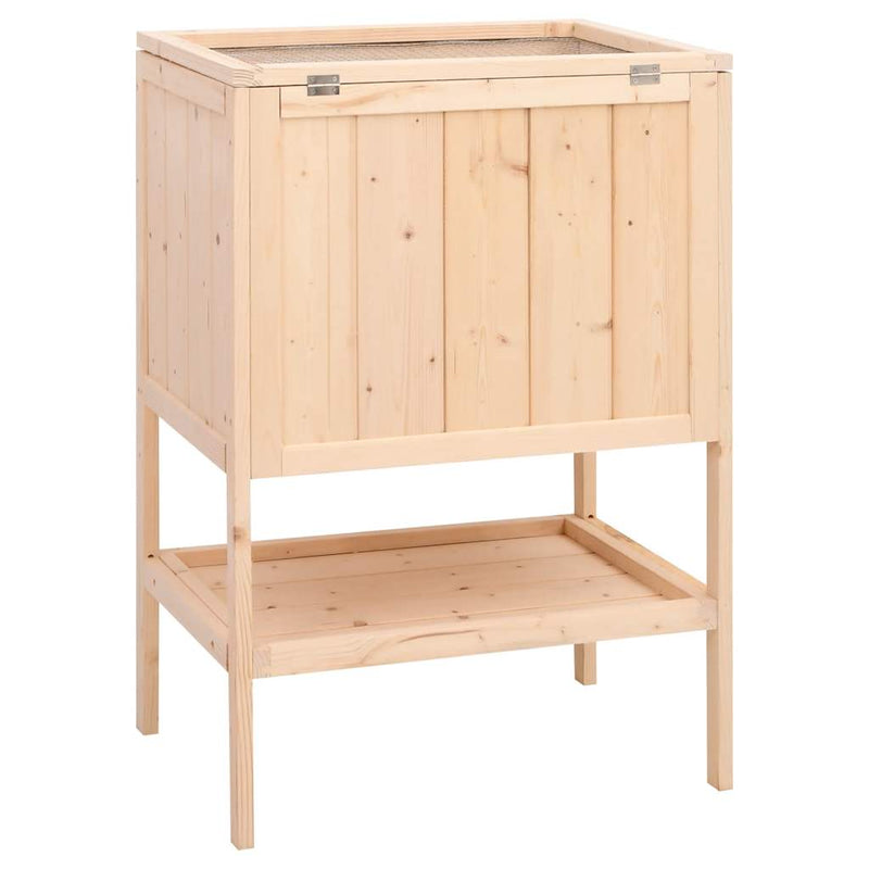 Cușcă pentru hamsteri 55x40x80 cm, lemn masiv de brad