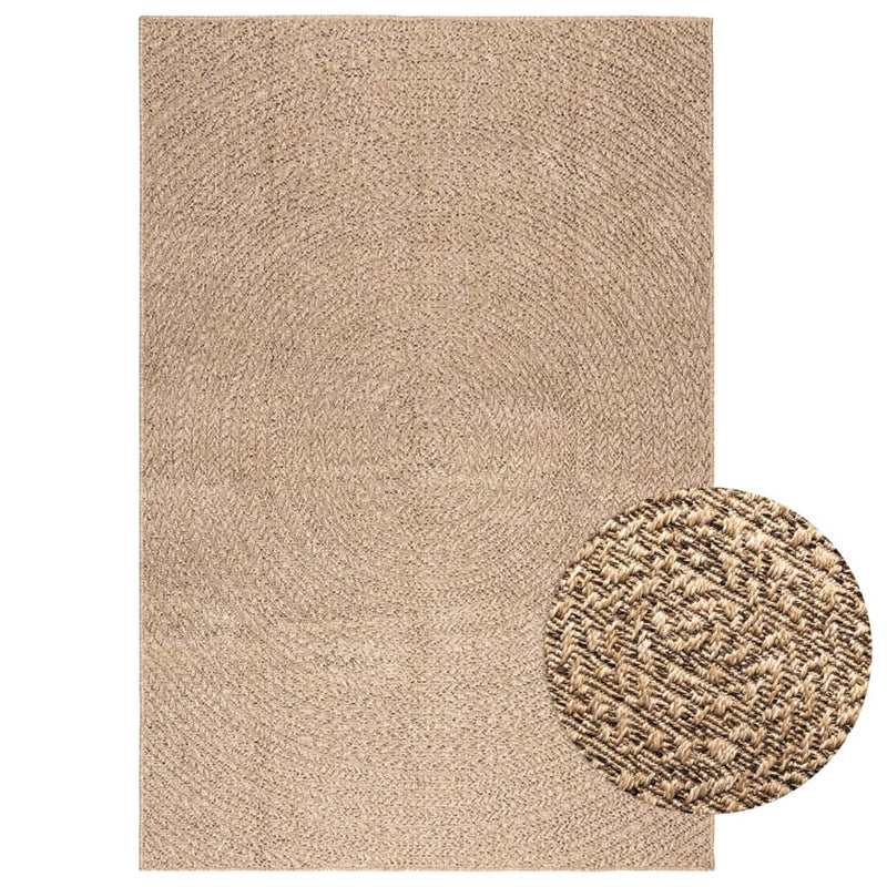 Covor ZIZUR aspect iută 140x200 cm, pentru interior și exterior